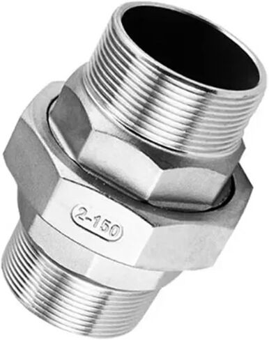 3/4 "BSPP أنثى الموضوع 304 316 الفولاذ المقاوم للصدأ الاتحاد وصلة أنابيب موصل مقرنة (316SS ذكر) in Kuwait