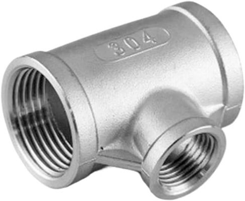 1/4 '' - 2 '' أنثى الموضوع تقليل المحملة نوع 304 الفولاذ المقاوم للصدأ DN6 - DN50 وصلة أنابيب صب المياه المشتركة 3 طرق موصل (DN15-DN10) in Kuwait