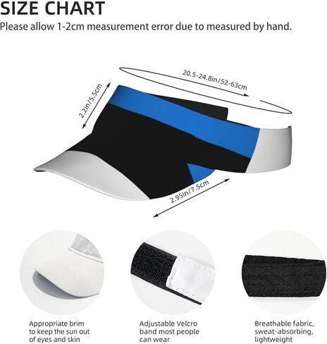 Flag of Estonia Print Foldable Sun Visor Hat Lightweight Adjustable Sun Visor Hat Outdoor Sports Cap for Adults Black in Kuwait