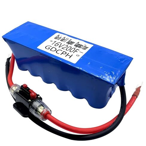 16V200F وحدة مقوم السيارات 2.7V600F مكثف سعة كبيرة احتياطية التيار الكهربائي مع الصمامات الانتعاش الذاتي in Kuwait