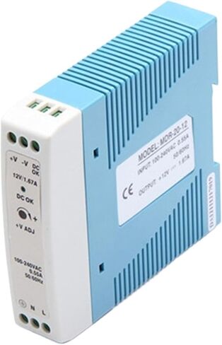 DIN صناعة السكك الحديدية تبديل وضع التيار الكهربائي MDR 10W 24V لضوء CCTV LED in Kuwait