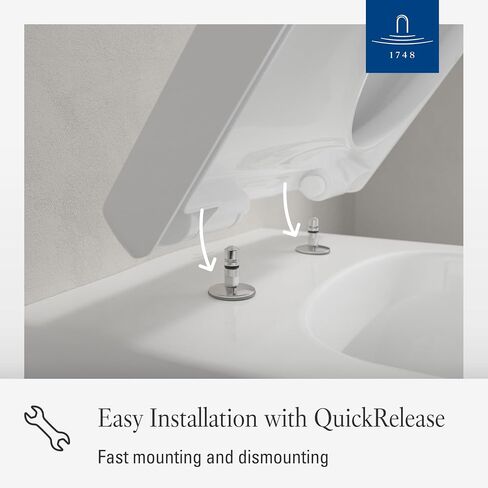 مقعد المرحاض Villeroy & Boch 98M9C1 V&B Architectura، أبيض، قياسي | نموذج د in Kuwait