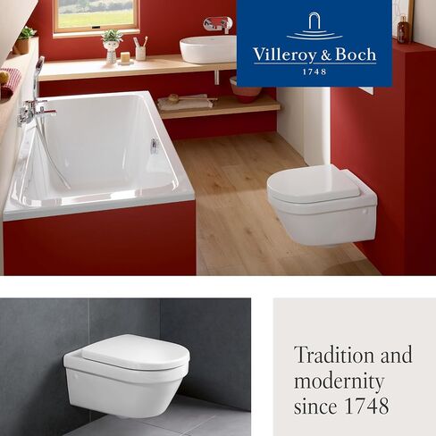 مقعد المرحاض Villeroy & Boch 98M9C1 V&B Architectura، أبيض، قياسي | نموذج د in Kuwait