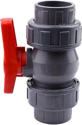 1 Pcs 20/25/32/40/5063/75/90/110 Mm PVC Pipe Union Valves Fittings Ball Valves Garden Irrigation Water Pipe Connector(ID 20 mm) in Kuwait