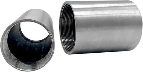 1pcs 1-1/2" bspt Female 50 60 80 100 150 200 300mm Barrel Coupler Nipple Pipe Fitting Connector 304 Stainless(60MM LENGTH_1-1/2") in Kuwait