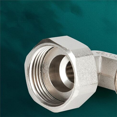 النحاس النيكل DN15 DN20 BSPP أنثى الموضوع الاتحاد المشترك الكوع Pex الأنابيب 1216/1620/2025 تركيب تجهيزات أنابيب الألومنيوم (1216xDN15 النيكل) in Kuwait