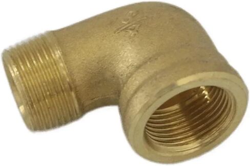 1/2" 3/4" 1" 1-1/2" 2" bspt Female To Male 90 Degree Eblow Pipe Fitting Connector Coupler Brass Water Gas Fuel Oil(1l2-BSP-DN15) in Kuwait