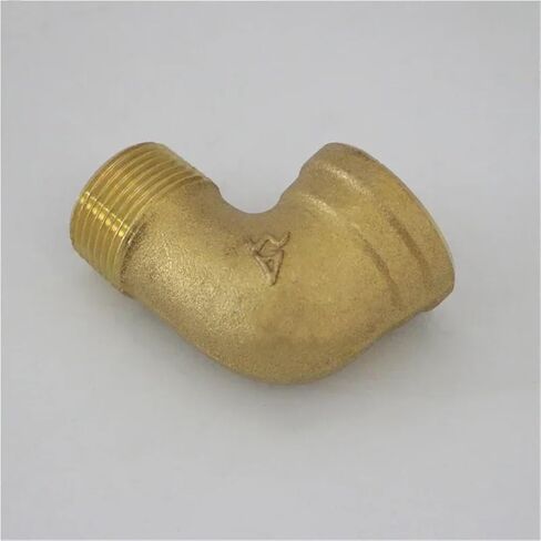 1/2" 3/4" 1" 1-1/2" 2" bspt Female To Male 90 Degree Eblow Pipe Fitting Connector Coupler Brass Water Gas Fuel Oil(1l2-BSP-DN15) in Kuwait