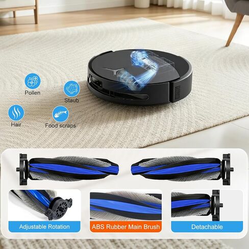 19 قطعة بديلة لـ ECOVACS DEEBOT T90 PRO OMNI & X9S Po Omni، طقم ملحقات المكنسة الكهربائية مع ممسحتين دوارتين، 1 فرشاة رئيسية، 16 كيس غبار، 4 مرشح HEPA، 4 فرشاة جانبية، أداة تنظيف ومفك براغي in Kuwait