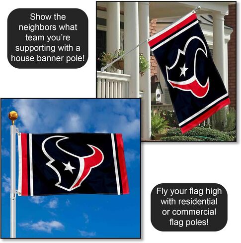 Houston Texans New Logo Large 3x5 Flag in Kuwait