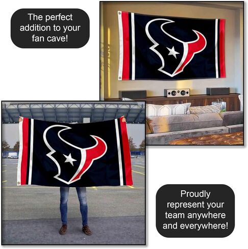 Houston Texans New Logo Large 3x5 Flag in Kuwait