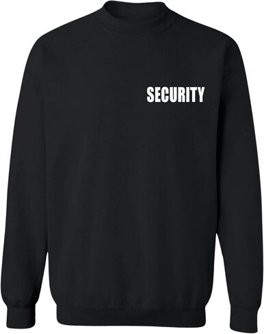 سويت شيرت ALLNTRENDS Security للجنسين بياقة دائرية للبالغين in Kuwait