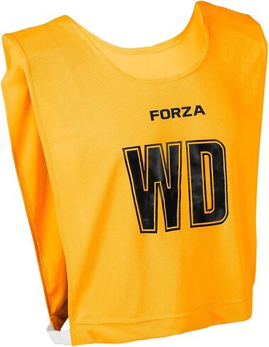 FORZA Pro Netball Pinnies [7 Pack] | Full Netball Player Position Bib Pack Available in 7 Colors - Ideal for Schools & Clubs in Saudi Arabia