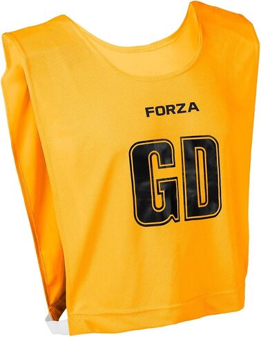 FORZA Pro Netball Pinnies [7 Pack] | Full Netball Player Position Bib Pack Available in 7 Colors - Ideal for Schools & Clubs in Saudi Arabia