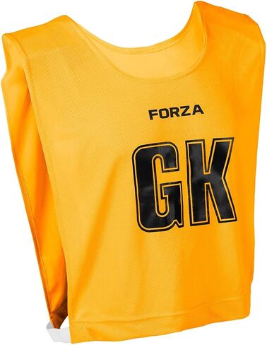 FORZA Pro Netball Pinnies [7 Pack] | Full Netball Player Position Bib Pack Available in 7 Colors - Ideal for Schools & Clubs in Saudi Arabia