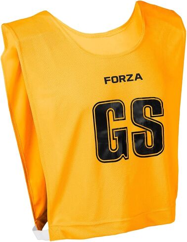 FORZA Pro Netball Pinnies [7 Pack] | Full Netball Player Position Bib Pack Available in 7 Colors - Ideal for Schools & Clubs in Saudi Arabia