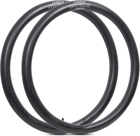 YUNSCM 2-PCS 29" Bike Inner Tubes 29 x 1.75/2.125 Bicycle Tubes AV Schrader Valve Compatible with 29x1.75 29x1.95 29x2.0 29x2.10 29x2.125 Bike Bicycle Tire Tubes in Kuwait