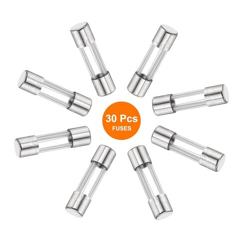HARFINGTON 30pcs Fuses 3.5A 250 Volt Fast Blow Glass Fuse F3.5AL250V 5x20mm Fast Acting Fuses for Christmas Light Electrical Systems Microwave Ovens TVs Fans Lights Oven in Kuwait