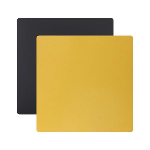 ملصق قاعدة مغناطيسي مقاس 257 × 257 مم متوافق مع BambuLab P1P/P1S/P2S/X1/X1C/X1E/A1: غطاء سرير مرن ذو سطح مرن عالي الحرارة لملحقات الطابعة ثلاثية الأبعاد in Kuwait