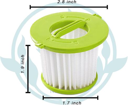 مرشحات مكنسة PCL705 للمكنسة الكهربائية Ryobi ONE+ 18V المحمولة PCL700/PCL704/PCL705، تناسب أيضًا HART 20V HPHV33B/34B & Hoover BH57400V - تحل محل A32F05N/A32HF00، عبوتين بفرشاة PLC705-4 in Kuwait