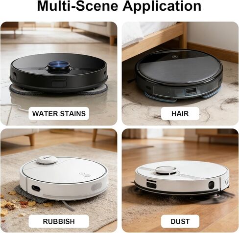 بطارية بديلة MULS لـ Tesvor SUN-INTE-172 SUN-INTE-273 X500 Pro، X580 | X580R، X583، iHome iHRV6-BLK، Simum 6، Simum 7، Simum 8، Simum 9، M1، N1، V6، S3، S6 Turbo، T8، S4، V300، V6 14.4V 2600mAh in Kuwait