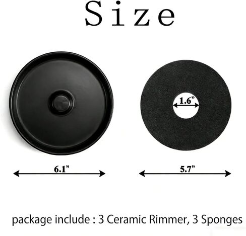 Margarita Salt Rimmer Set, Premium Ceramic Cocktail Glass Rimmer with 3 Bowls & Absorbent Pads, Matte Black Bar Rimmer for Salt, Sugar & Lime Juice, Home Bar & Party Essentials in Kuwait