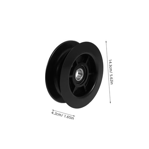 ERINGOGO 2pcs Replacement Pulley Wheel for Forklift 3 Ton Models with Double Groove Pulley Design and Integrated Bearing Roller, Nylon and Metal Material for Reliable Operation in Kuwait