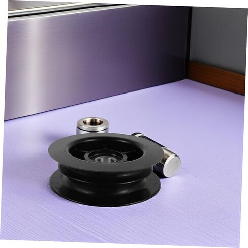 ERINGOGO 2pcs Replacement Pulley Wheel for Forklift 3 Ton Models with Double Groove Pulley Design and Integrated Bearing Roller, Nylon and Metal Material for Reliable Operation in Kuwait