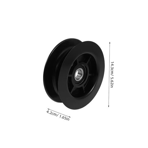 BESTOYARD Pulley Replacement Groove Nylon Forklift Double Bearing 2pcs Wheel Roller Heavy Duty Guide Pulley System Parts 3 Ton Load Capacity Hydraulic Hose Industrial in Kuwait