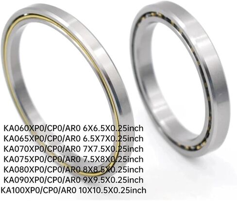 1PCS KA060 065 070 075 080 090 100 XP0 CP0 AR0 Thin Wall Constant Section Bearing Thickness 6.35mm 0.25 inch(KA065XP0) in Kuwait