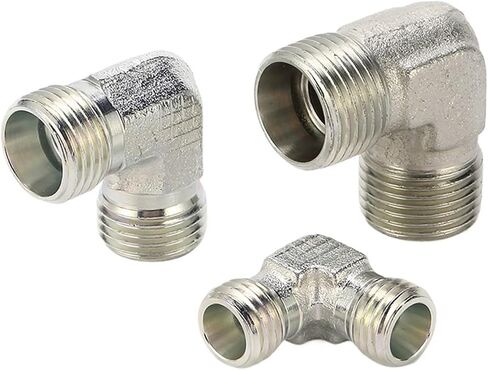 100 قطعة 1C9-22 متري نوع الضوء 31.5Mpa ذكر الموضوع M22 * 1.5 90 درجة تركيب الكوع اتصال أجزاء الهيدروليكية OD15 in Kuwait