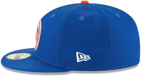 New Era MLB 59FIFTY New York Mets Blue Team Color Cooperstown Logo Authentic Collection Fitted On Field Baseball Cap Hat in Kuwait
