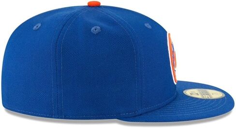 New Era MLB 59FIFTY New York Mets Blue Team Color Cooperstown Logo Authentic Collection Fitted On Field Baseball Cap Hat in Kuwait