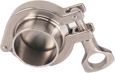 A Set 57mm Tri Clamp Weld Ferrule + Tri Clamp + Silicon Gasket + End Cap 304 Stainless steel Plumbing Fittings in Kuwait