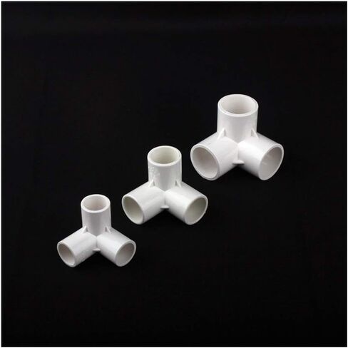 10 قطع PVC 20 مم/25 مم/32 مم 4/5/6Way وصلات وصلات أنابيب الري في الحديقة وتركيبات خرطوم الأنابيب، الأنابيب (اللون: موصل تي، القطر: القطر الداخلي 32 مم) تركيبات السباكة in Kuwait