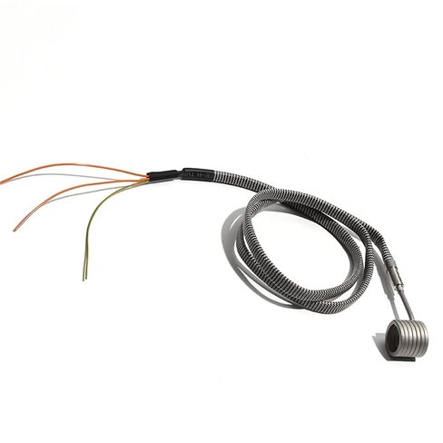 220V 20mm Electric Runner Spiral Coil Band Heaters with Grounding Wire 3x3mm 4.2x2.2mm 3.5x3.5mm 3.3x3.3mm Cross-Section(4.2x2.2mm,220V_450W 20X35MM(IDXH)) in Kuwait