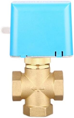 G 3/4" 1" Motorized Electric Brass Globe Valves 2 Wire AC220V Three Way Stop Shut-off Valve(1") in Kuwait