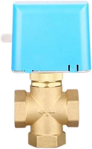 G 3/4" 1" Motorized Electric Brass Globe Valves 2 Wire AC220V Three Way Stop Shut-off Valve(1") in Kuwait