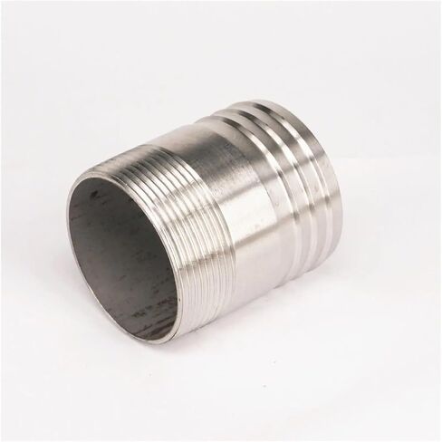 2-1/2" BSPT Male x Fit 2.9" I/D Hose 304 Stainless Pipe Fitting Hosetail Connector Water Gas Oil in Saudi Arabia
