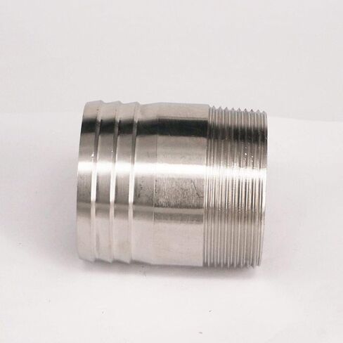2-1/2" BSPT Male x Fit 2.9" I/D Hose 304 Stainless Pipe Fitting Hosetail Connector Water Gas Oil in Saudi Arabia