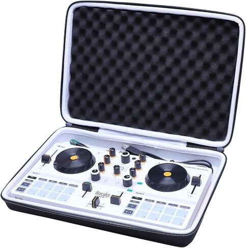 حافظة XANAD DJ Mixer لجهاز التحكم DJ المحمول Hercules DJControl Mix Ultra أو Numark Party Mix II، أسود in Kuwait