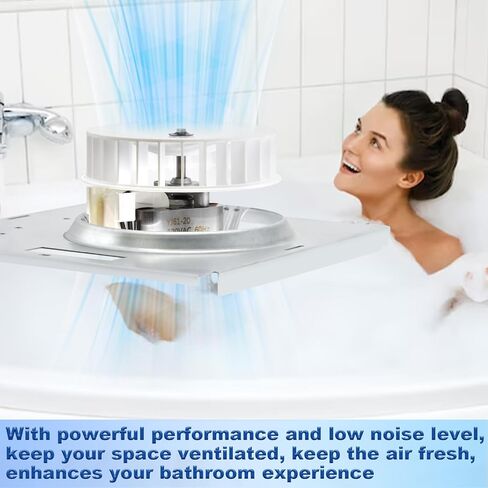 S0504B000 استبدال محرك مروحة الحمام متوافق مع Broan Nutone769RL، 769RL B Unit، 769RL-R01، 763RLN، 763RL، 763RLN-R01، 769RFT-R01، VF707RCN، VF705RCN مجموعة محرك مروحة العادم 70 CFM in Kuwait