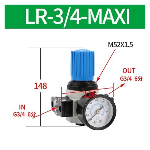 LR 1.6Mpa High Pressure Regulator Oil-Water Separator Air Filter Processor(LR-3l4-MAXI) in Kuwait