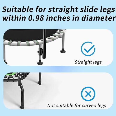 Rebounder Handle Bar, Adjustable Length Stable Soft Foam Surface Fitness Trampoline Handle Bar Only for Adults Straight Legs Within 0.98 Inches in Diameter (Trampoline not Included) in Kuwait