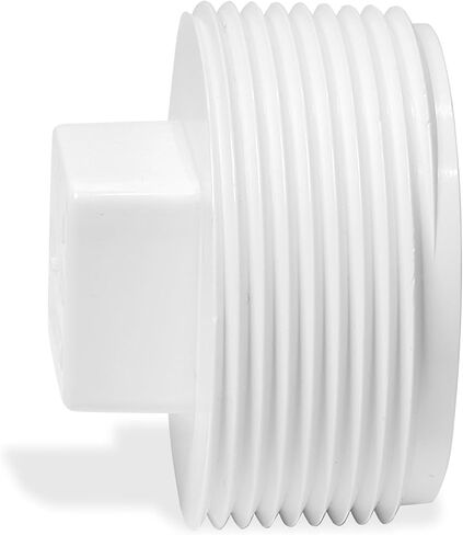3/4 بوصة PVC الأنابيب ذكر الموضوع المكونات 3/4 "PVC الذكور الخيوط الأنابيب نهاية غطاء 0،75 في PVC NPT ذكر نهاية كاب SCH40 PVC NPT ذكر التوصيل الأنابيب المناسب للسباكة خط المياه الأبيض (1PCS) in Kuwait