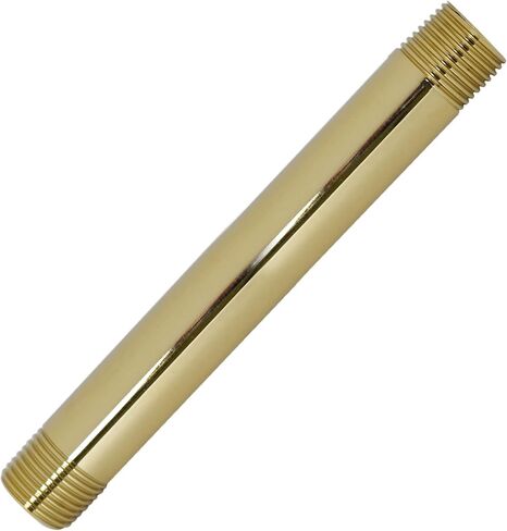 Westbrass A12106-01 ½" x 6" IPS Brass Pipe Nipple, Polished Brass in Kuwait