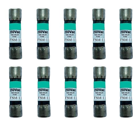 10-Pack New FNM-1 FNM-1A FNM 1A 250Vac Time Delay Fuse,FNM-1A Current Limiting Class CC Rejection Cartridge Fuses in Kuwait