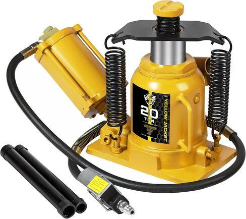 جاكت YELLOW JACKET منخفض المستوى 20 طن مقبس زجاجة هواء 20 طن مع مضخة سبائك الألومنيوم ومعدات فريدة من نوعها للإصدار البطيء in Kuwait