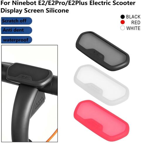 غطاء شاشة عرض من السيليكون لـ Ninebot E2/E2 Pro/E2 Plus غطاء لوحة التحكم المركزية للدراجات البخارية الكهربائية in Kuwait