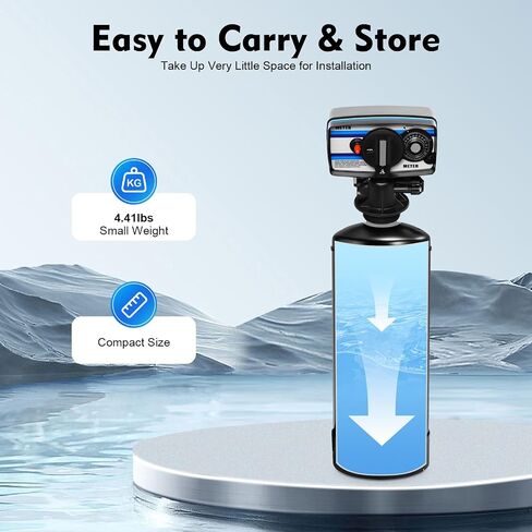 Water Softener Control Valve, 5600SM Flow Type Softening Water Softener Timer Filter Control Head Valve, 110V Automatic Digital Control Valve for Water Filter Softener Resin Tank in Kuwait